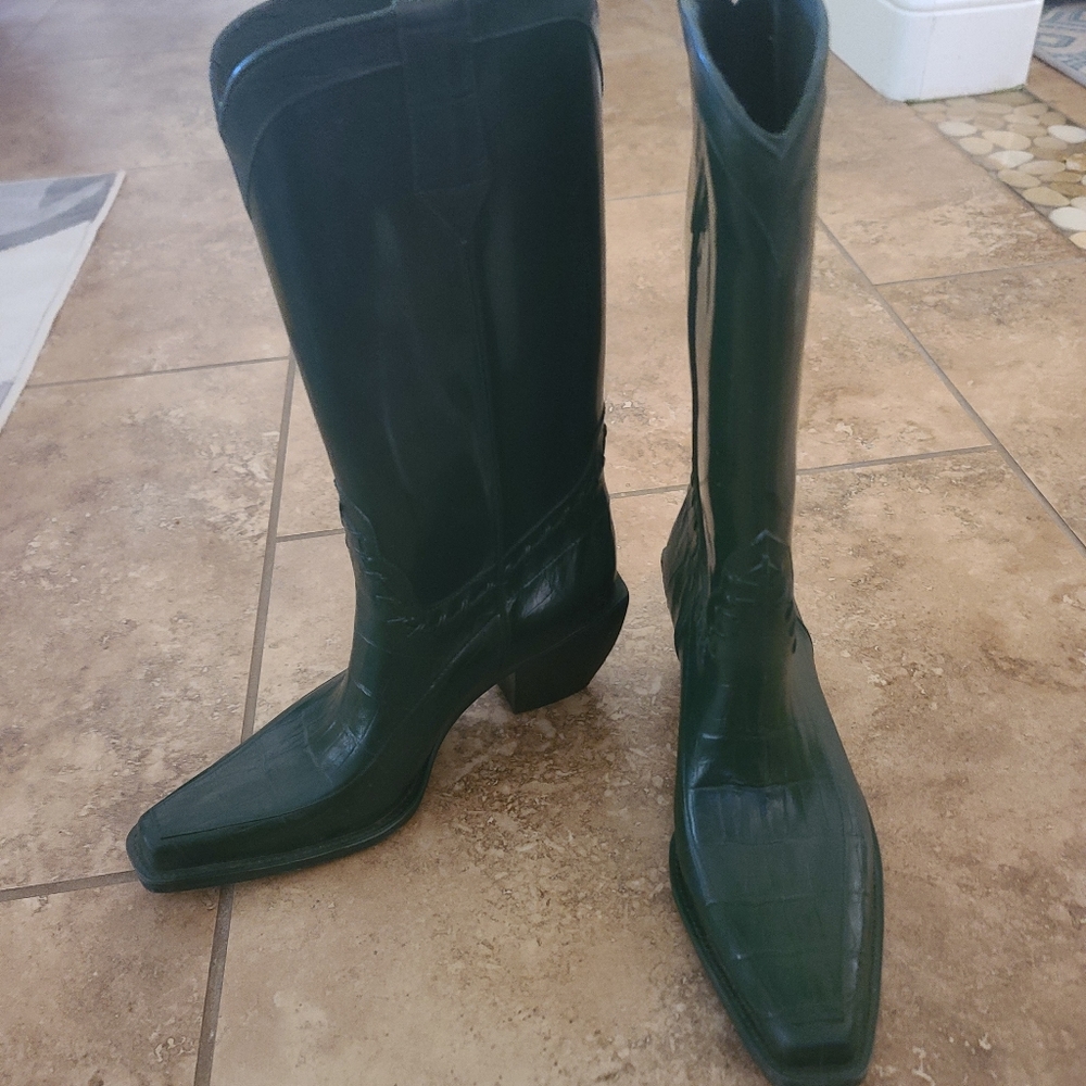 Donald J. Pliner 'Rubber Western Rain Boots''